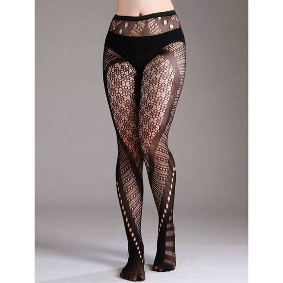 Patterned Tights - Picture 2 of 4